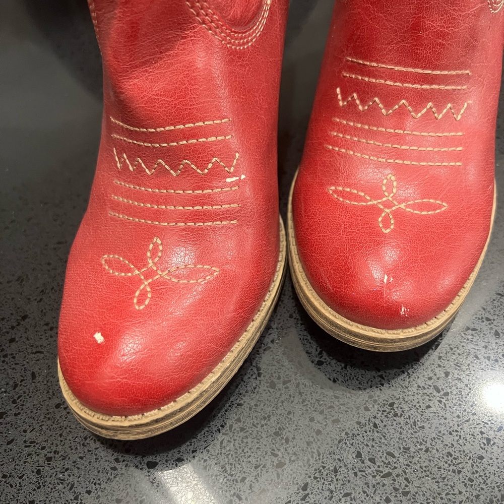 Mia Girl Red Boots